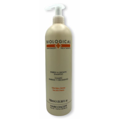 Hairconcept Biological Champú Energía y Crecimiento 750 ml