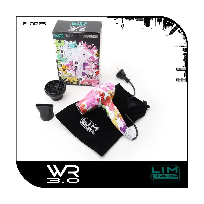 Lim Hair Secador de Viaje Mini WR 3.0 Flores