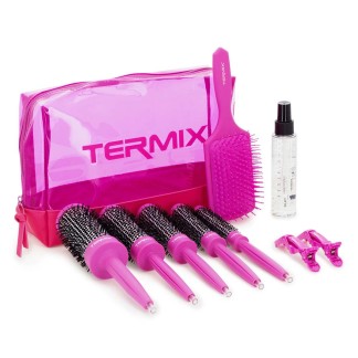 Termix Colors Pack 5 Cepillos Térmicos Color Rosa Flúor