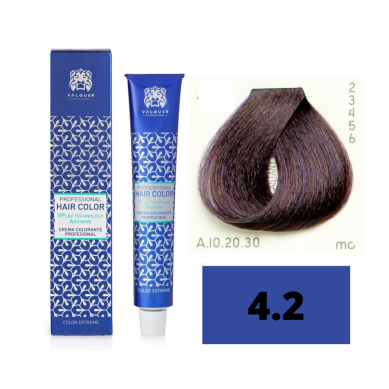 Valquer Tinte VPlex 4.2 Castaño Medio Violeta 60 ml