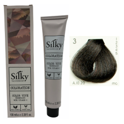 Silky Tinte de Pelo n 3 Castaño Oscuro 100 ml