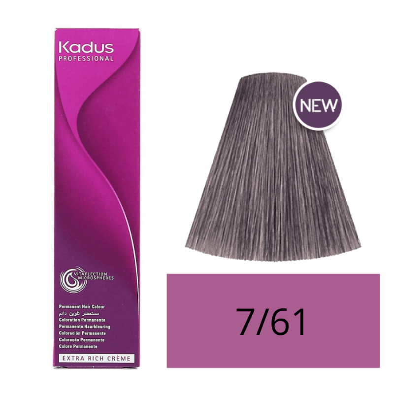 Kadus Tinte 7/61 Rubio Medio Violeta Ceniza 60 ml