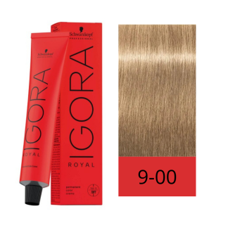 Schwarzkopf Tinte Igora Royal 9-00 Rubio Muy Claro Natural Intenso 60 ml