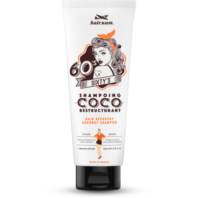 Hairgum Sixty's Champú Reestructurante de Coco 200 ml