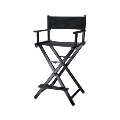 Eurostil Silla de Maquillaje Aluminio Negra