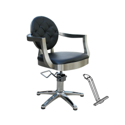 Eurostil Silla de Peluquería Chic Pie Estrella con Reposapiés