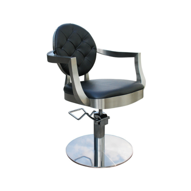 Eurostil Silla de Peluquería Chic Con Pie Redondo