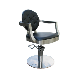 Eurostil Silla de Peluquería Chic Con Pie Redondo