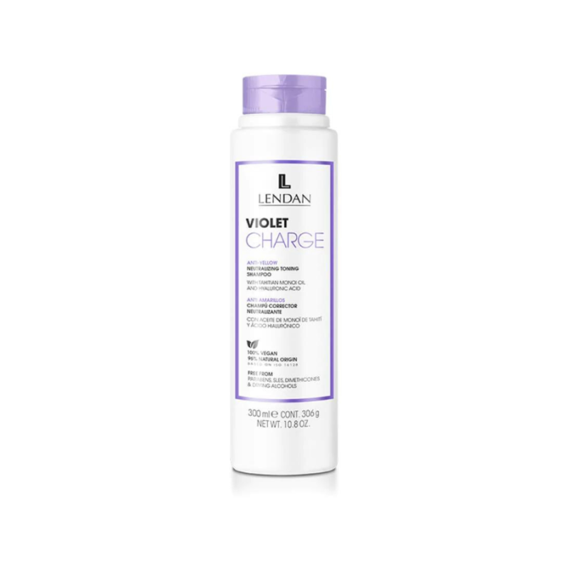 Lendan Violet Charge Champú Neutralizante Anti Amarillo 300 ml