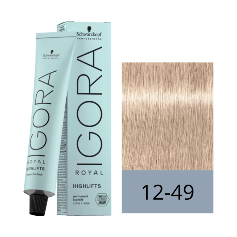 Schwarzkopf Igora Royal 12-49 Super Aclarante Beige Violeta Highlifts 60 ml