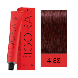 Schwarzkopf Tinte Igora Royal 4-88 Castaño Medio Rojo Intenso 60 ml