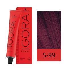 Schwarzkopf Tinte Igora Royal 5-99 Castaño Claro Violeta Intenso 60 ml