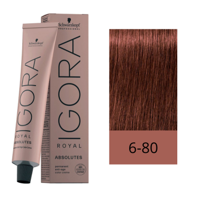 SCHWARZKOPF IGORA ROYAL ABSOLUTES 6-80 RUBIO OSCURO NATURAL