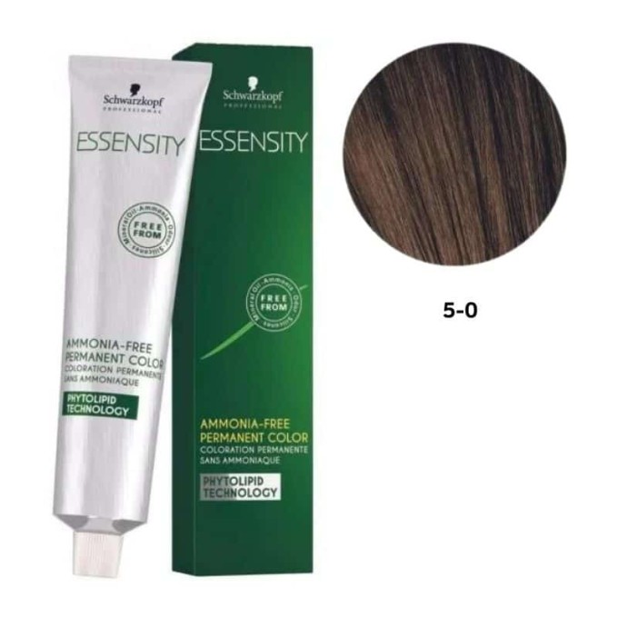 SCHWARZKOPF ESSENSITY TINTE SIN AMONIACO 5-0 CASTAÑO CLARO + LOCIÓN ACTIVADORA