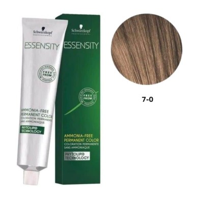 SCHWARZKOPF ESSENSITY TINTE SIN AMONIACO 7-0 RUBIO MEDIO + LOCIÓN ACTIVADORA