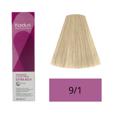 Kadus Tinte 9/1 Rubio Muy Claro Ceniza 60 ml