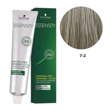 SCHWARZKOPF ESSENSITY TINTE SIN AMONIACO 7-2 RUBIO MEDIO HUMO + LOCIÓN ACTIVADORA