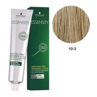 SCHWARZKOPF ESSENSITY TINTE SIN AMONIACO 10-2 RUBIO PLATINO HUMO + LOCIÓN ACTIVADORA