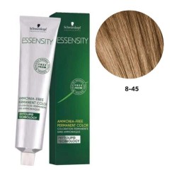 SCHWARZKOPF ESSENSITY TINTE SIN AMONIACO 8-45 RUBIO CLARO BEIGE DORADO + LOCIÓN ACTIVADORA