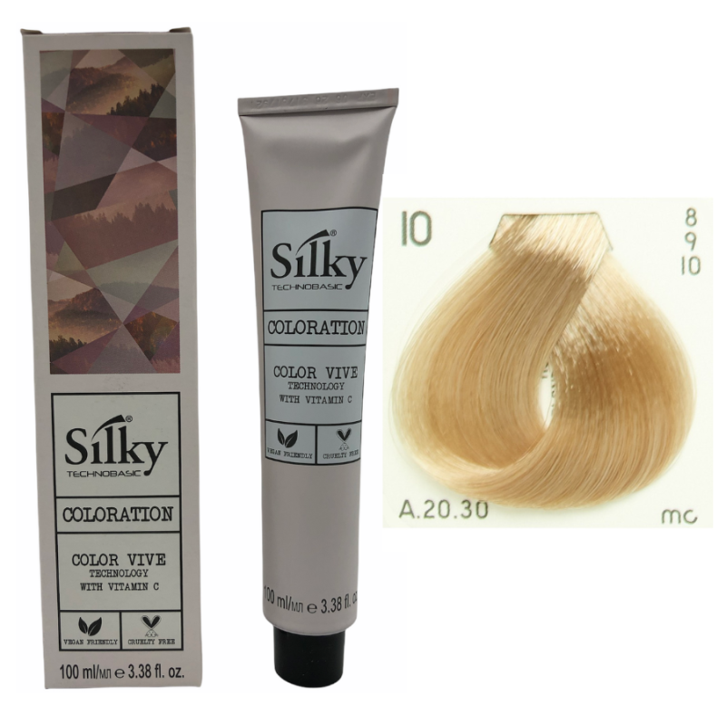 Silky Tinte de Pelo n 10 Rubio Muy Claro Extra 100 ml