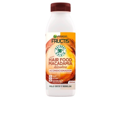 FRUCTIS HAIR FOOD macadamia suavizante alisador 350 ml