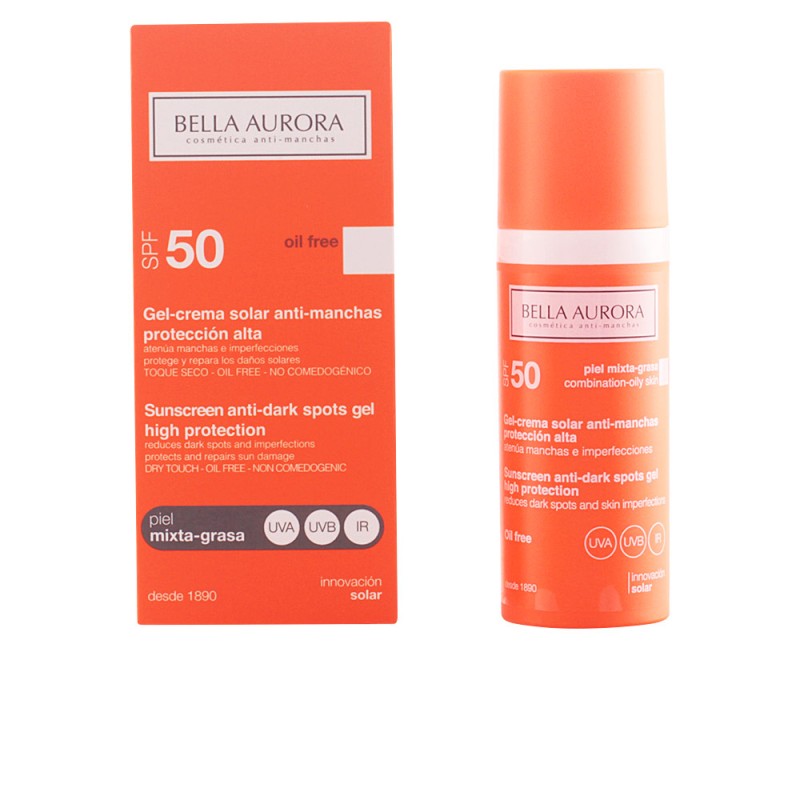 BELLA AURORA SOLAR gel anti-manchas mixta/grasa SPF50 50 ml