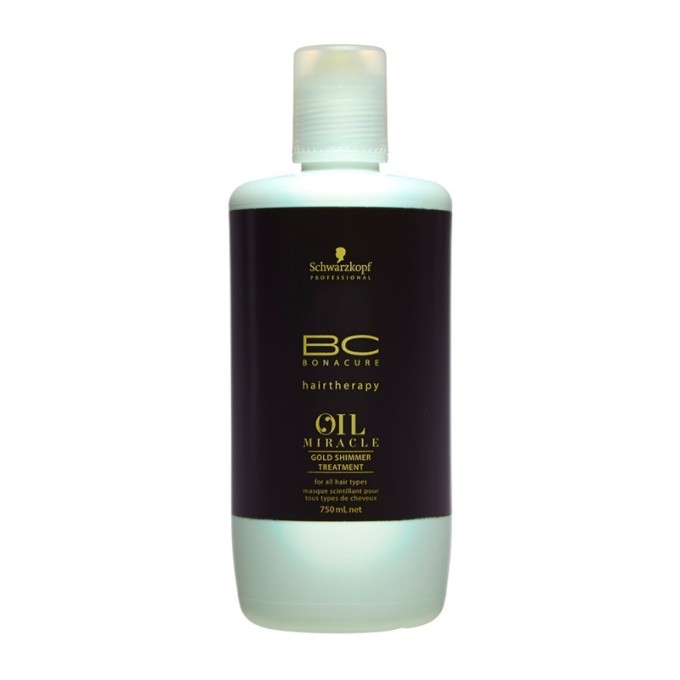 SCHWARZKOPF BC OIL MIRACLE mascarilla brillo dorado 750 ml