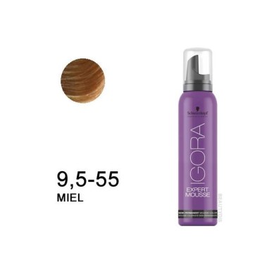 SCHWARZKOPF IGORA EXPERT MOUSSE 9,5-55 Miel 100 ml