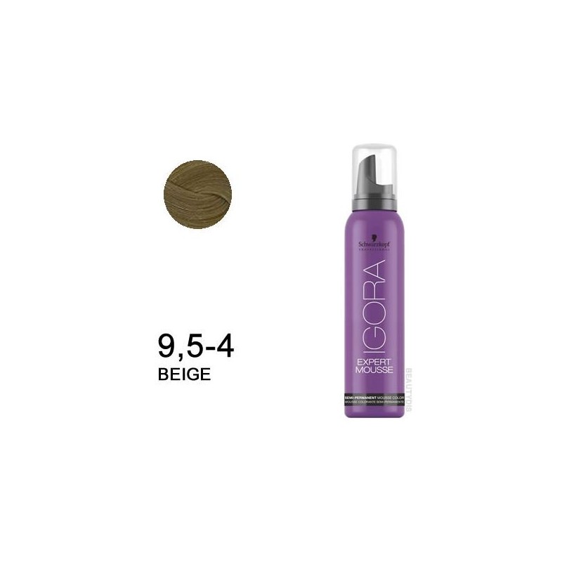 SCHWARZKOPF IGORA EXPERT MOUSSE 9,5-4 Beige 100 ml