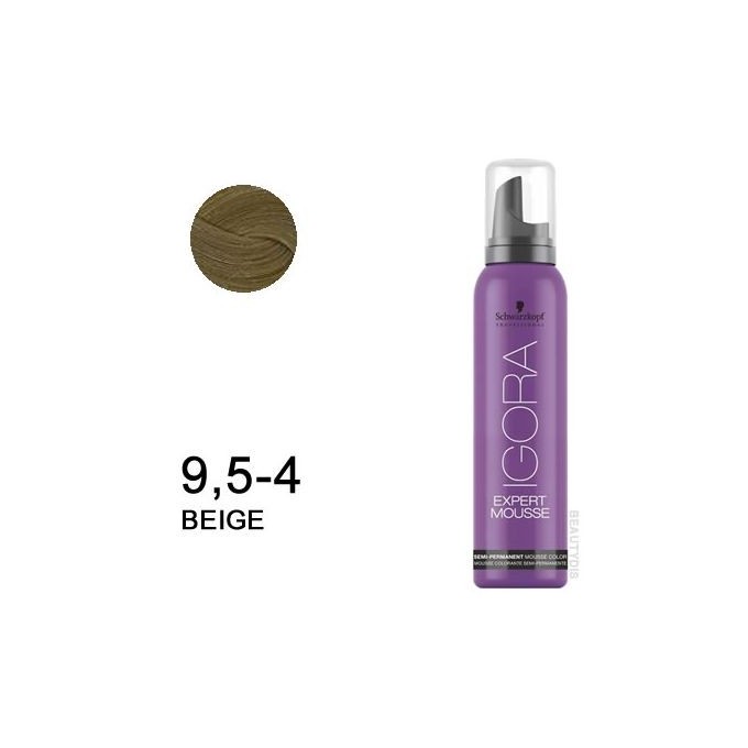 SCHWARZKOPF IGORA EXPERT MOUSSE 9,5-4 Beige 100 ml