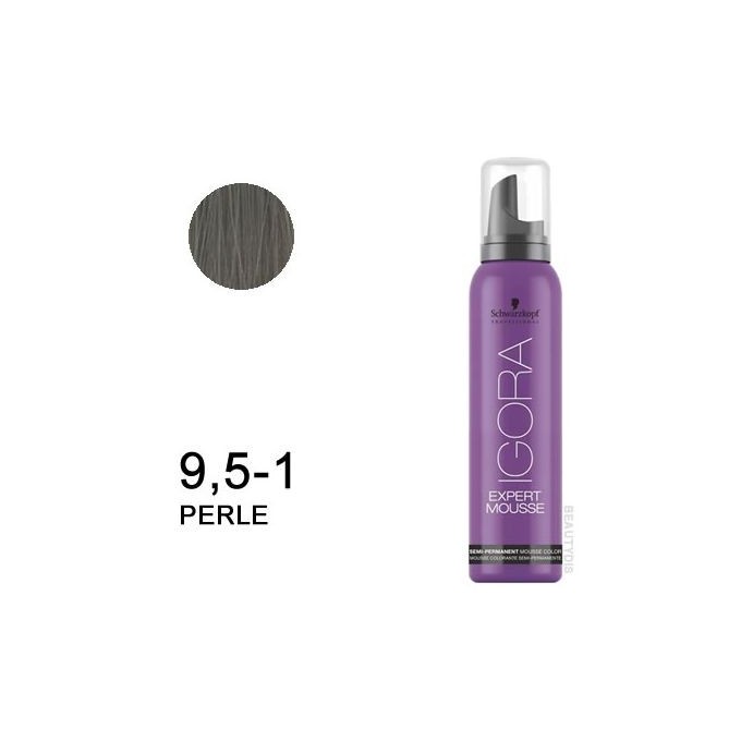 SCHWARZKOPF IGORA EXPERT MOUSSE 9,5-1 rubio pastel perla 100 ml