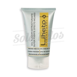 LIHETO Gel fijador super fuerte efecto mojado 150 ml