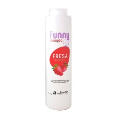 LIHETO Champú funny FRESA sin sal 500 ml