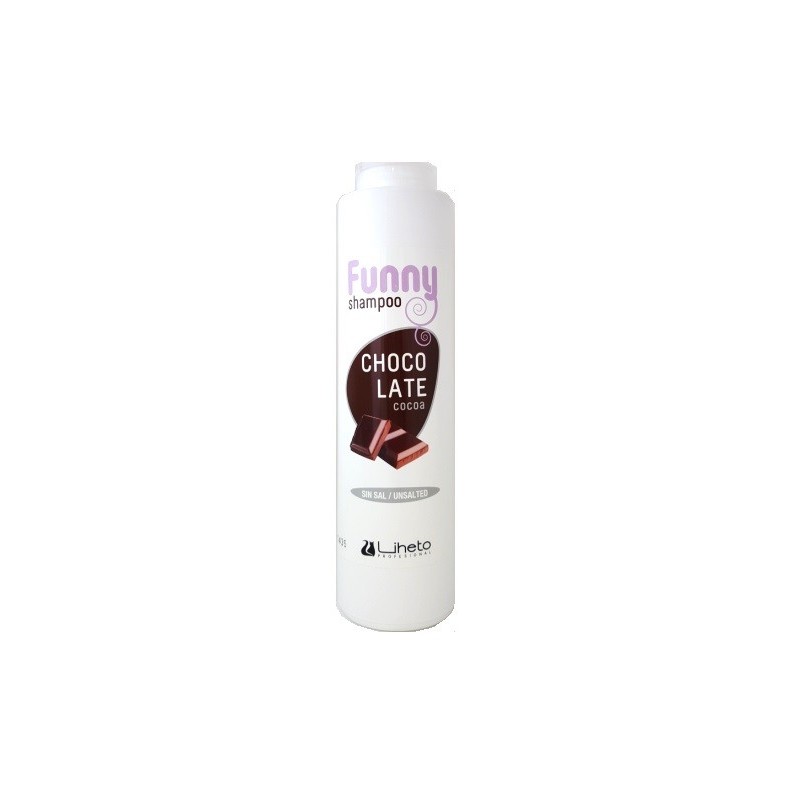 LIHETO Champú funny CHOCOLATE sin sal 500 ml